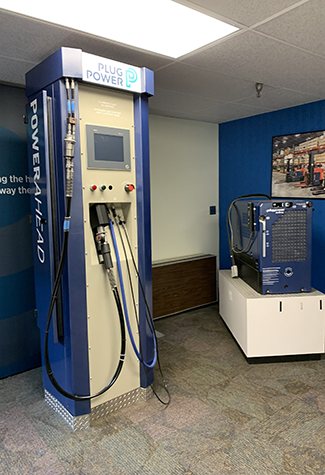 Electric vehicle charging station display