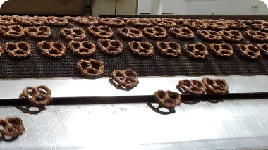 Pretzel production line