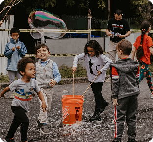 Children playing at GoggleWorks