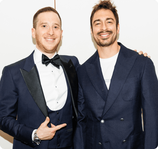 Sam Akiba and Andrea Belfiore, co-founders of Ciao Evento